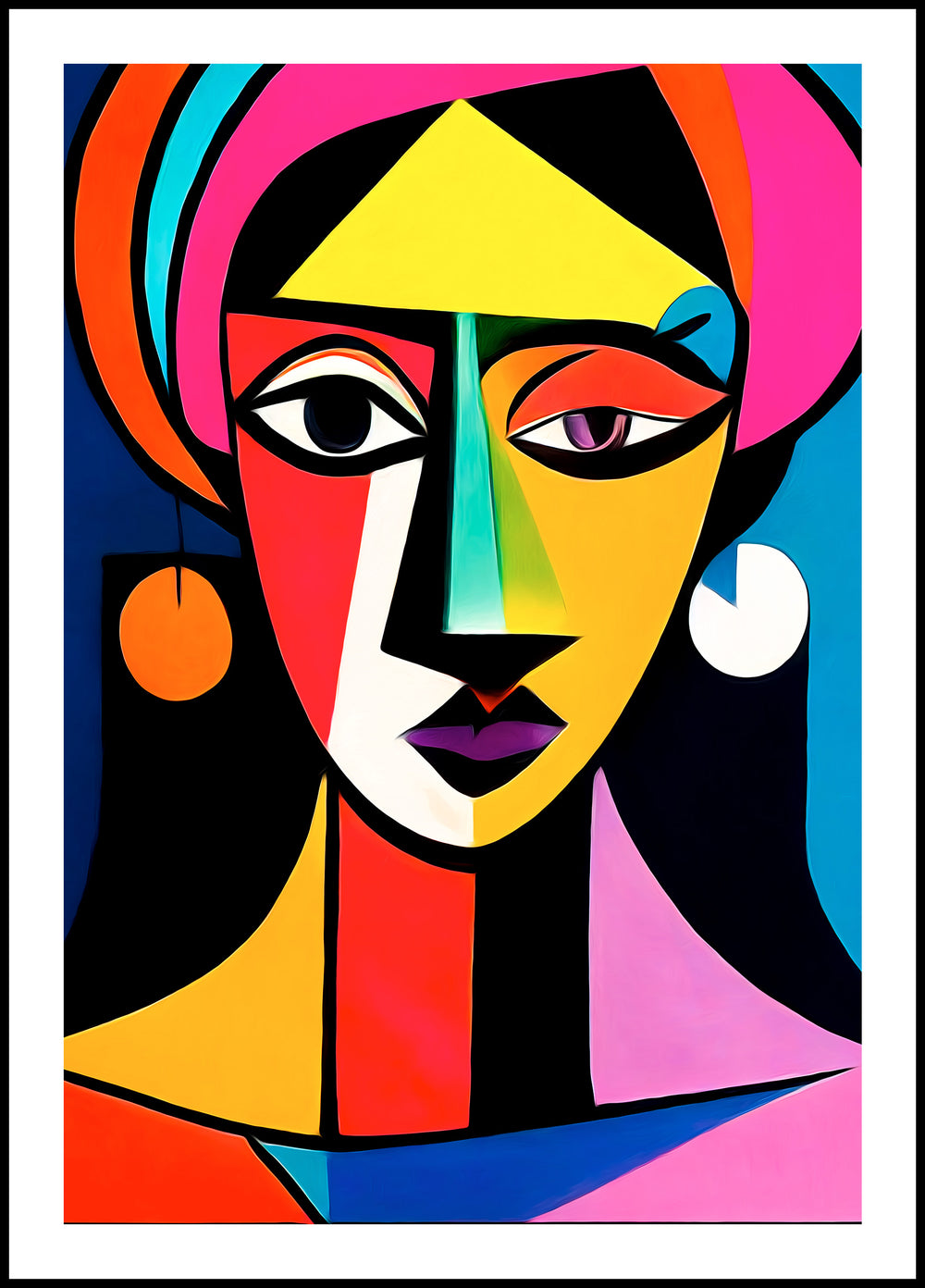 Kolekcja Plakatów - Abstrakcja kobiety