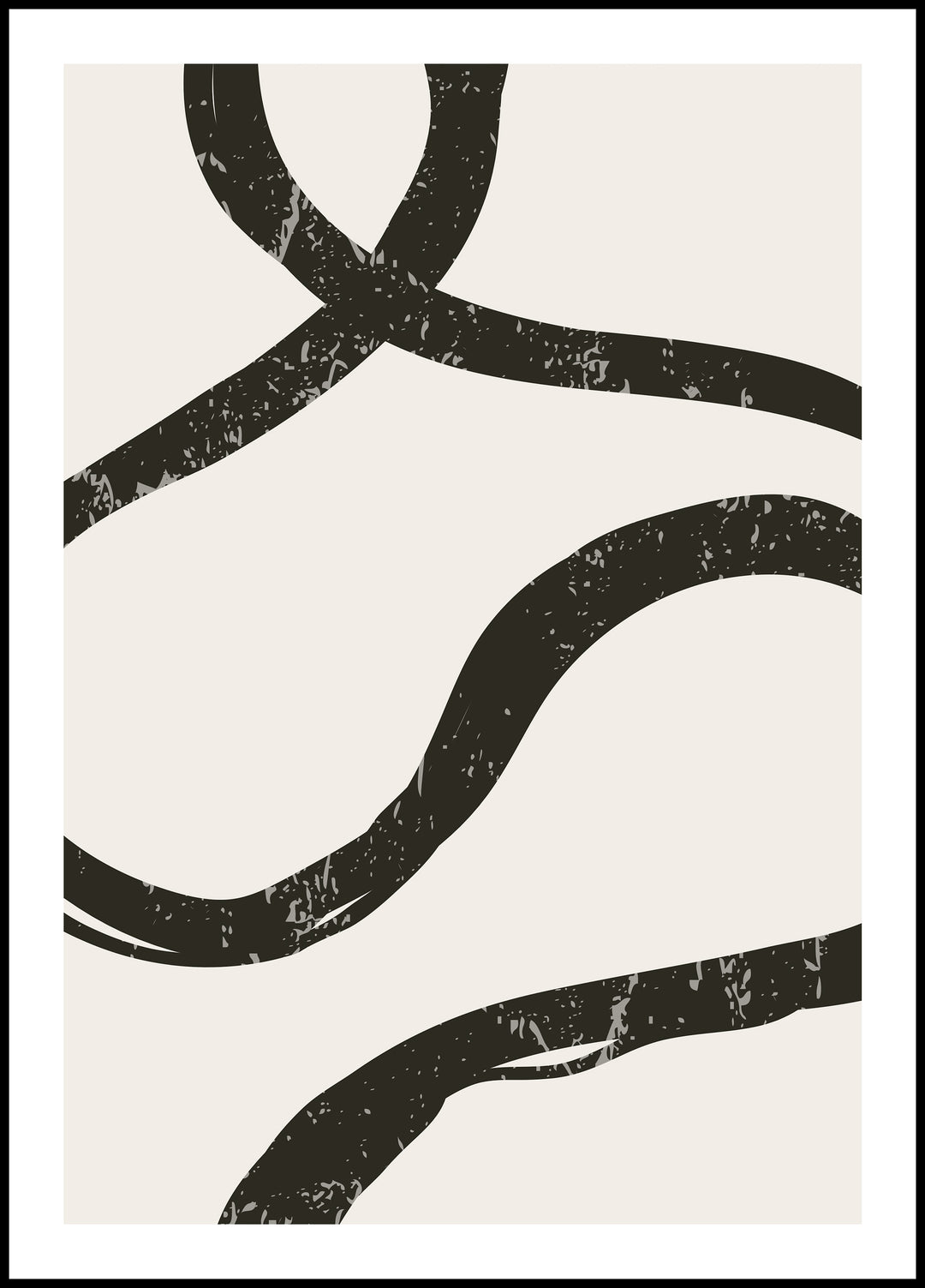 Plakat Abstrakcja linearna 6