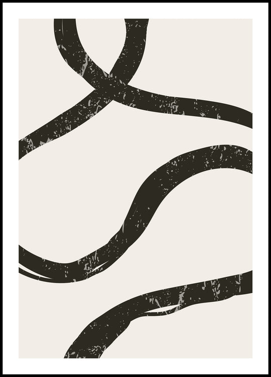 Plakat Abstrakcja linearna 6