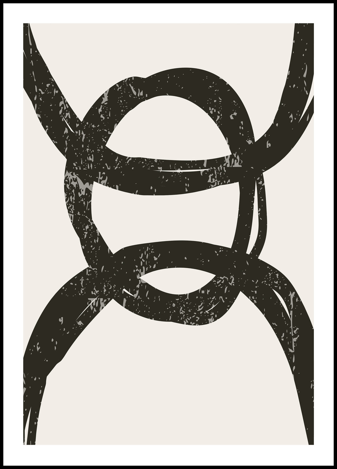 Plakat Abstrakcja linearna 7