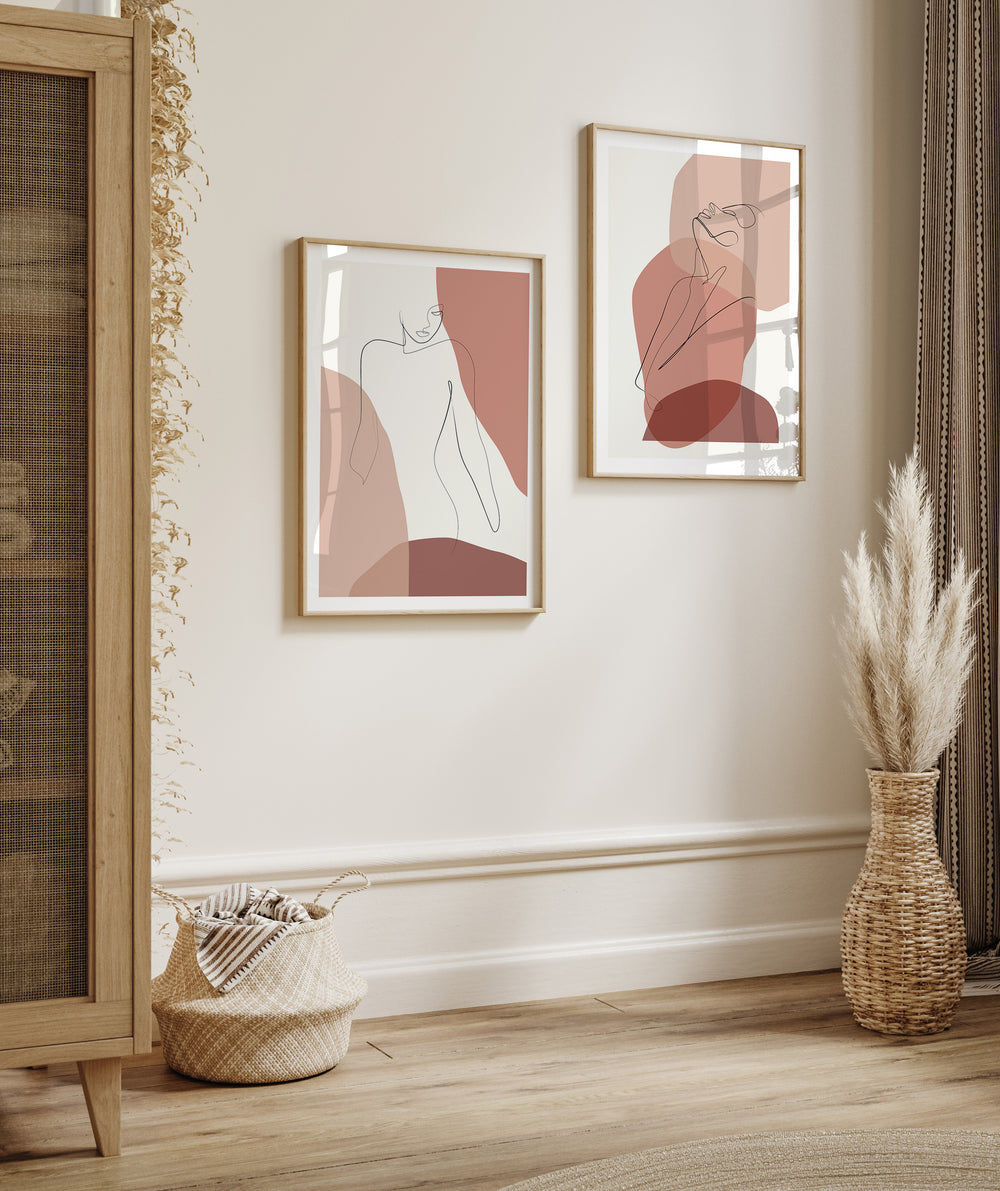 Poster Woman in Burgundy 2