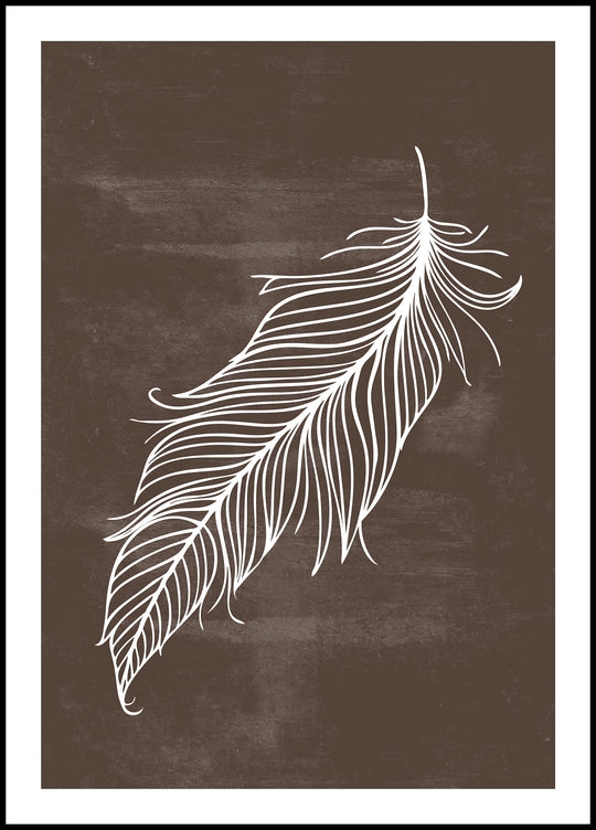 Poster White Feather