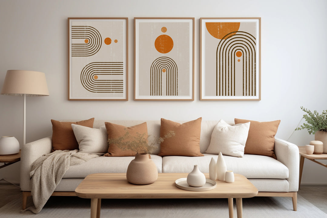 Boho abstract poster 4
