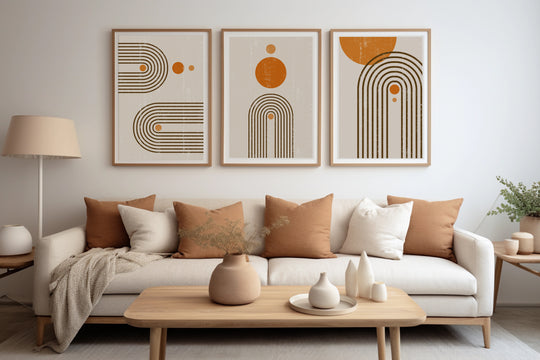 Boho abstract poster 4