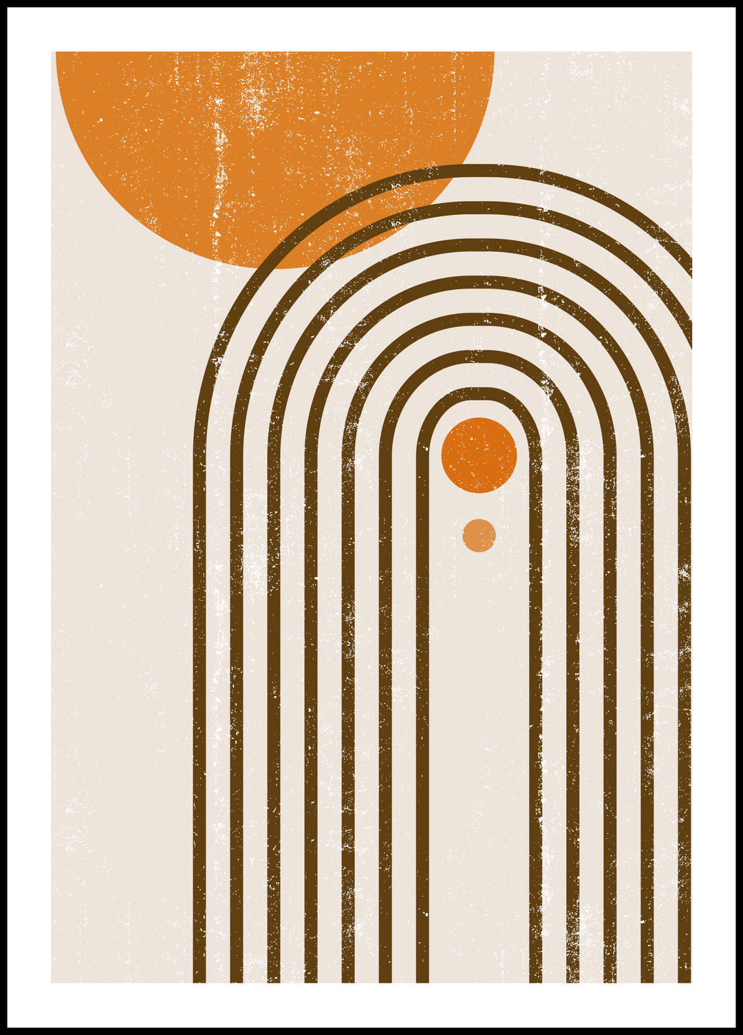 Boho abstract poster 4