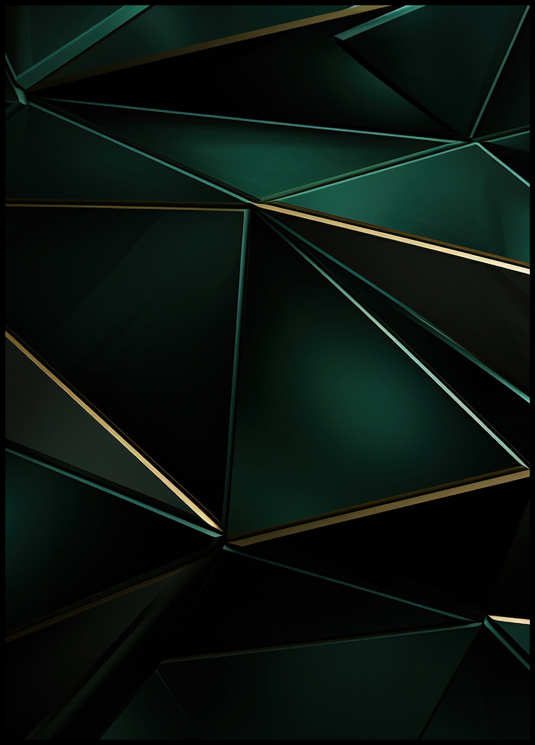 Plakat Butelkowa zieleń 1