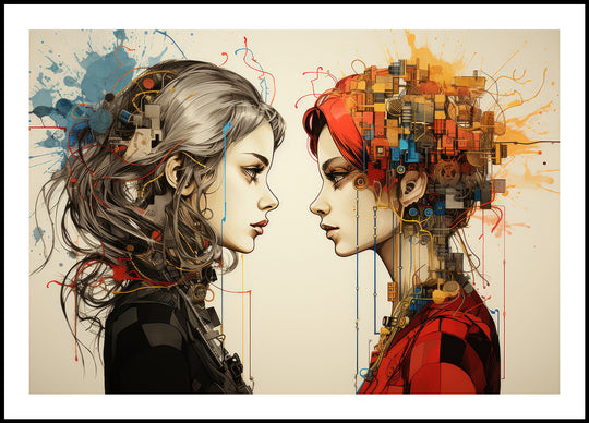 Poster Girls from Two Different Worlds