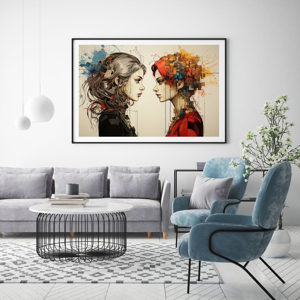 Poster Girls from Two Different Worlds