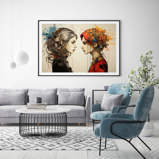 Poster Girls from Two Different Worlds