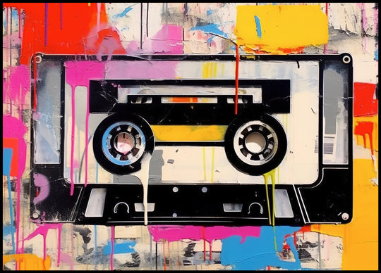 Poster Vintage cassette