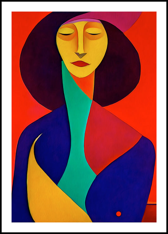 Poster Woman of Cubism