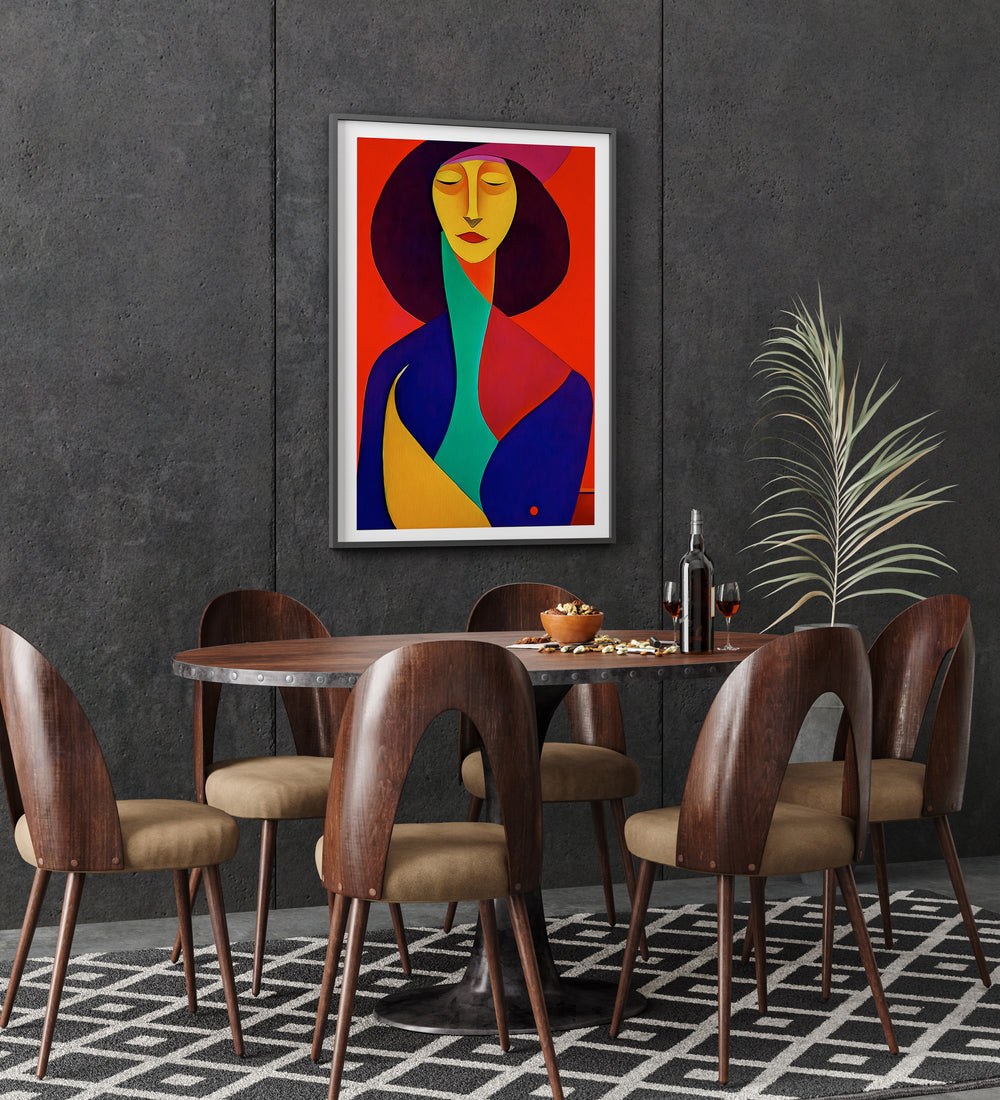 Poster Woman of Cubism