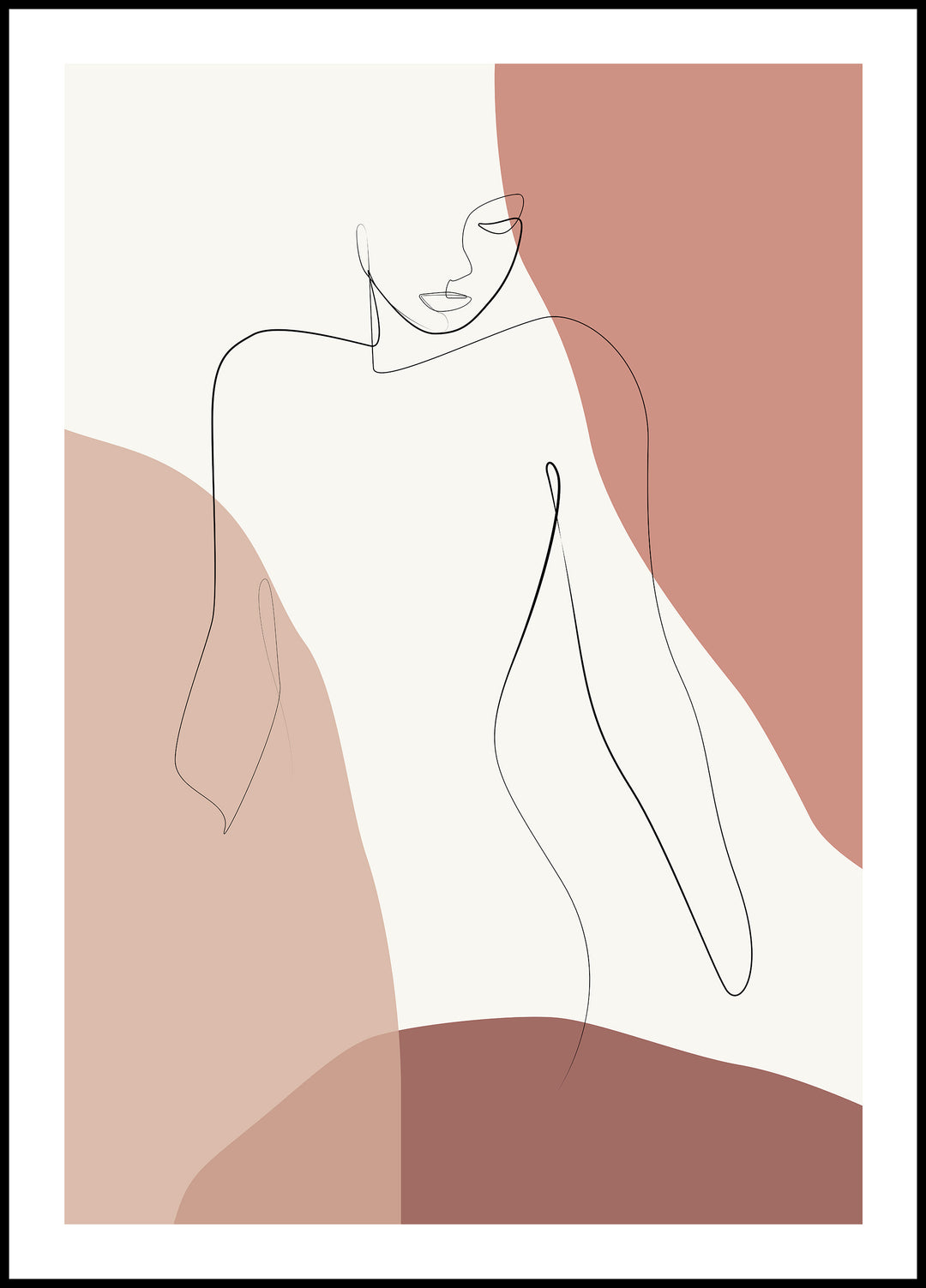 Poster Woman in Burgundy 2