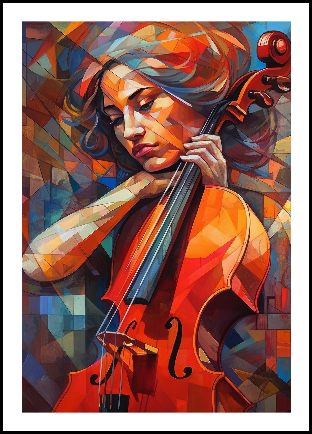 Poster Woman with a Cello