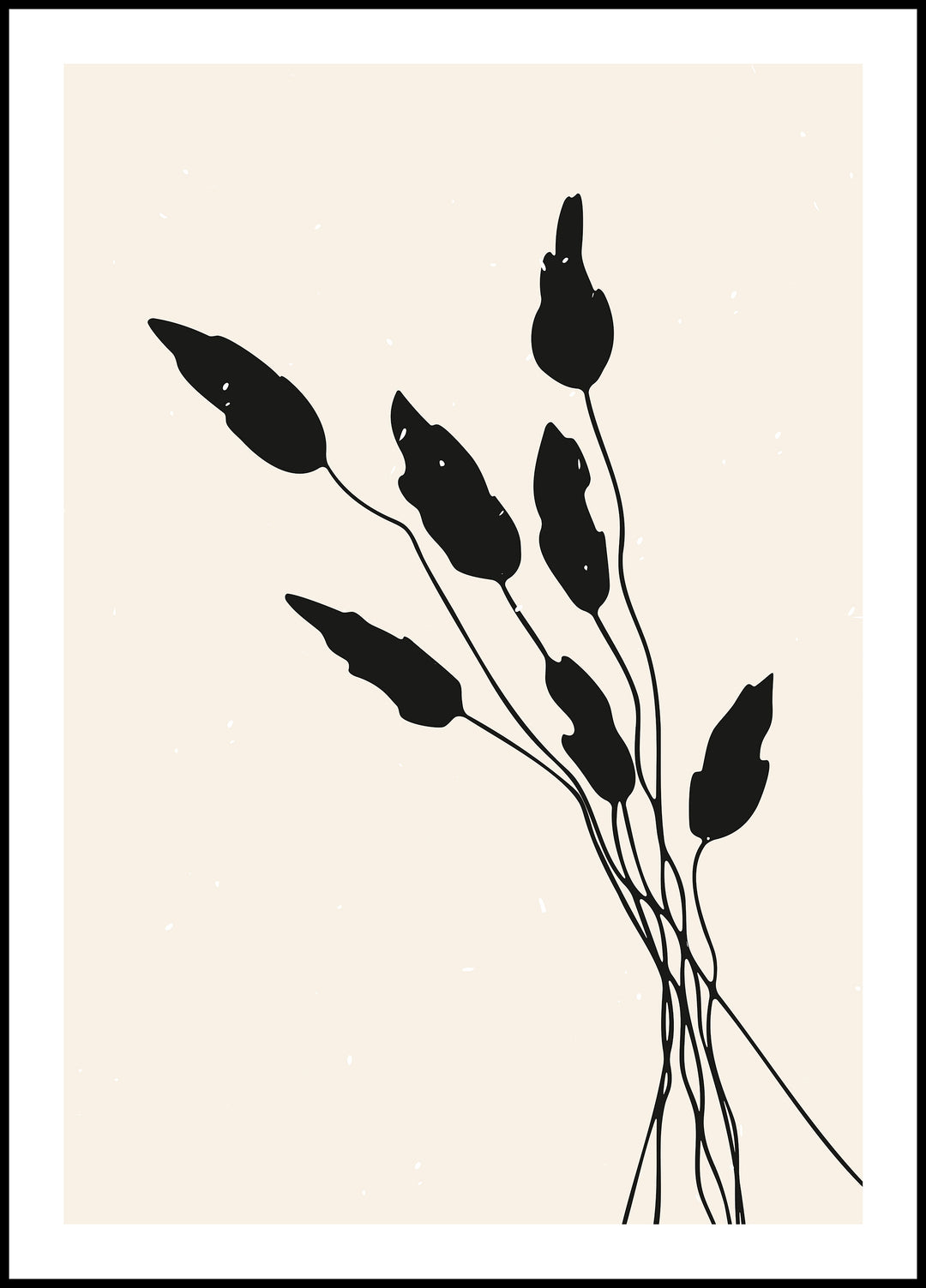 Kolekcja Plakatów - Czarno białe kwiaty