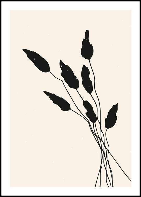 Kolekcja Plakatów - Czarno białe kwiaty