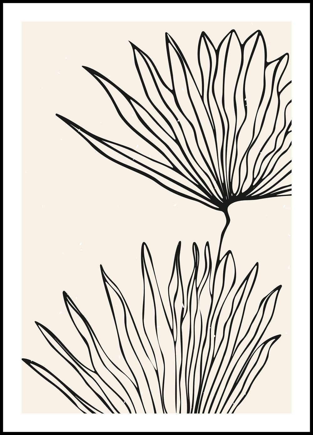 Kolekcja Plakatów - Czarno białe kwiaty