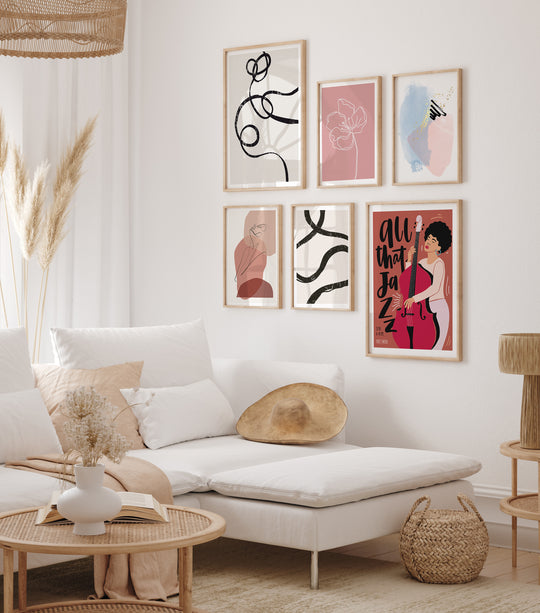 Pale Pink Flower Poster