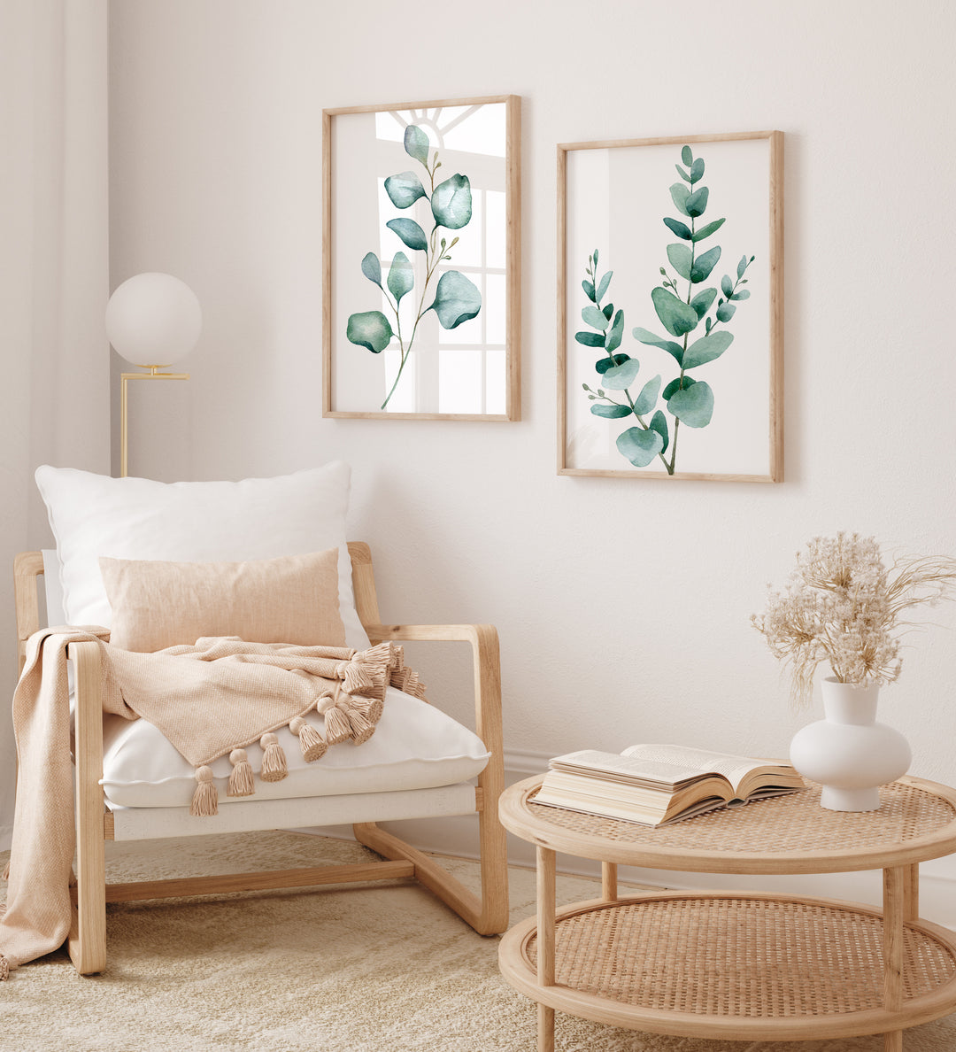 Green Eucalyptus Leaf Poster 1