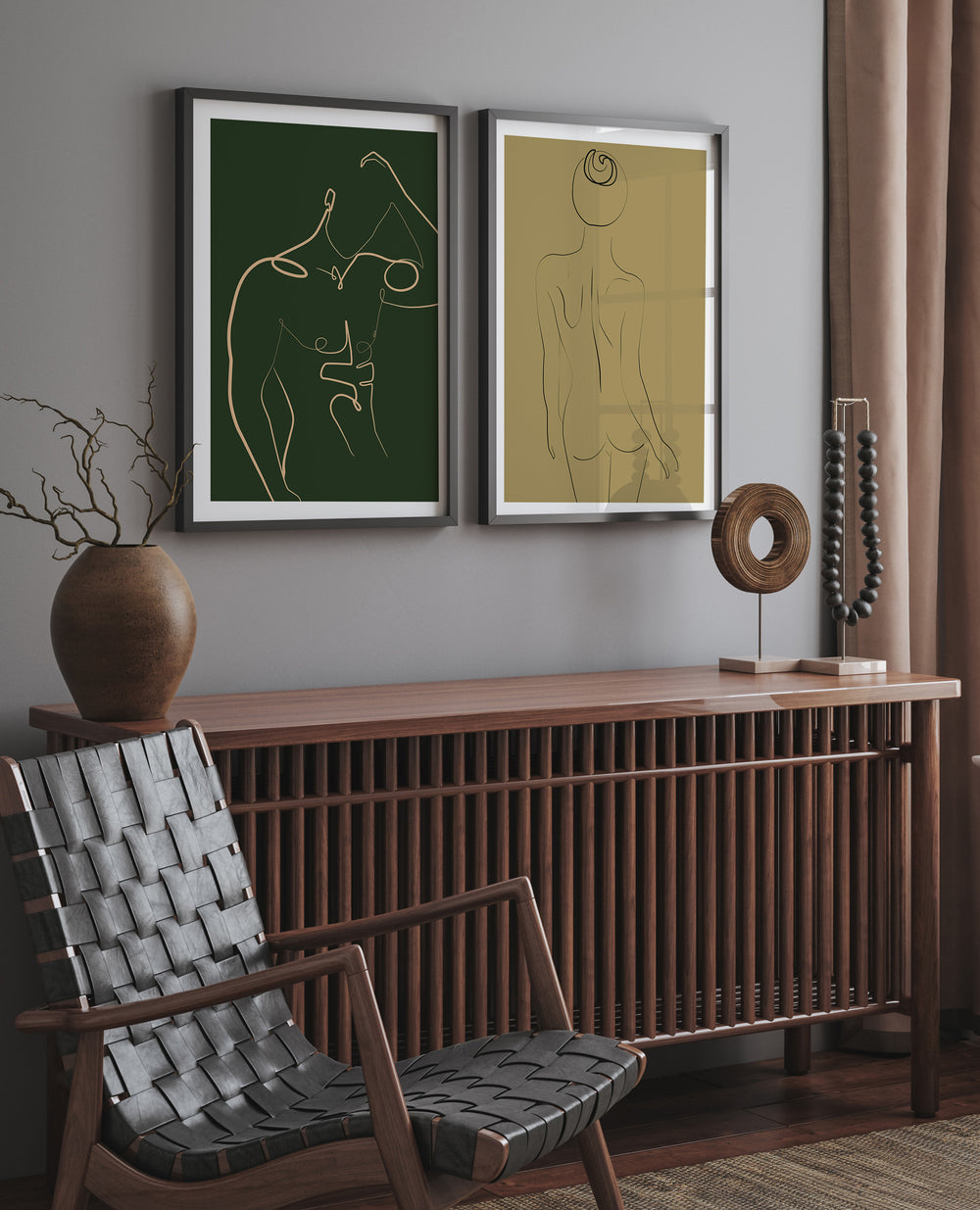 Poster Woman in Green 2