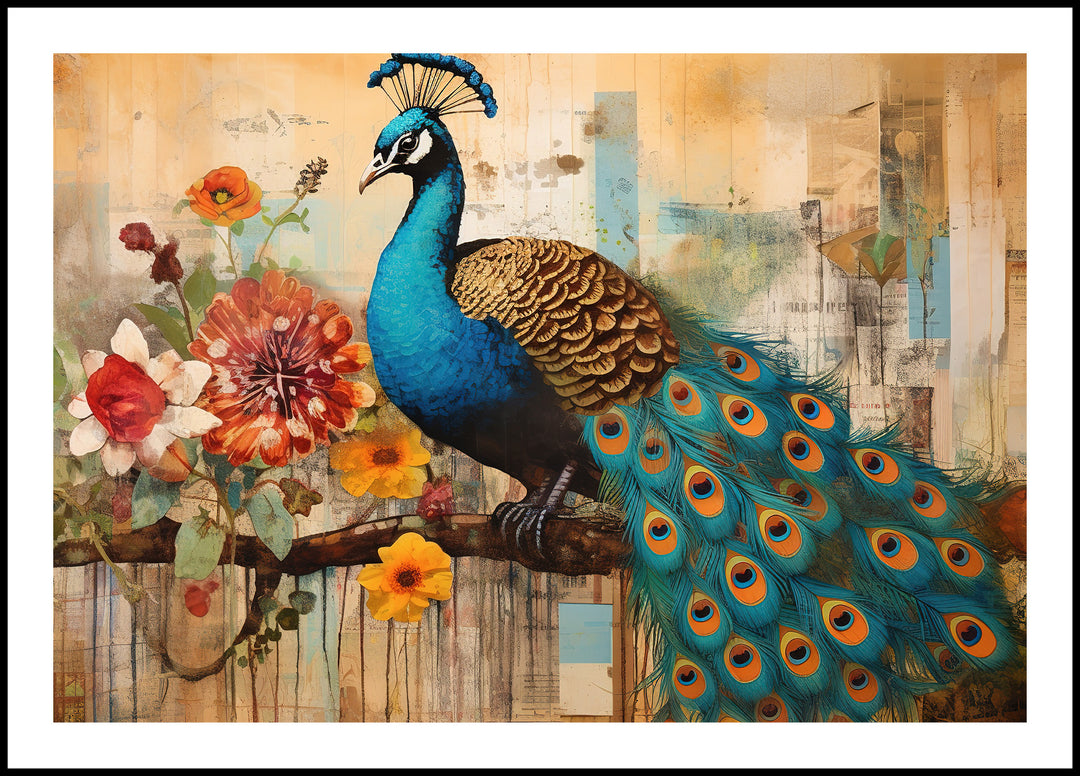Peacock Poster