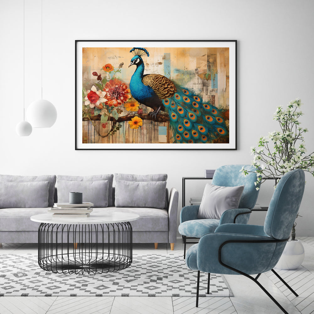 Peacock Poster
