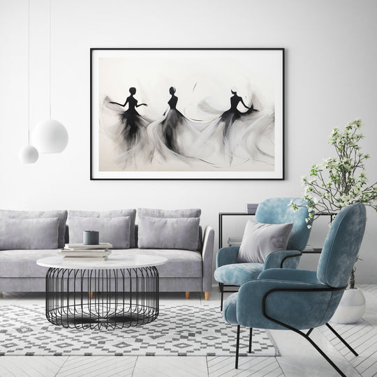 Plakat Trzy kobiety w tańcu