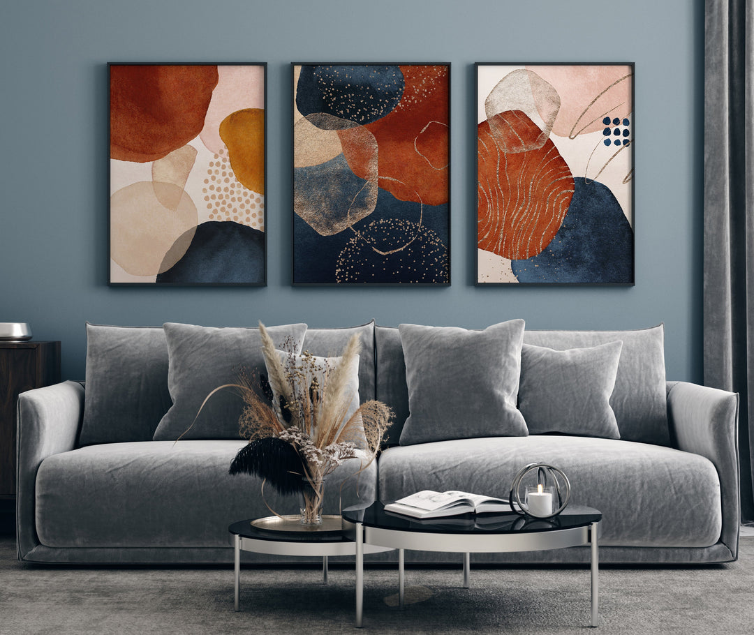 Poster Abstract stones 2