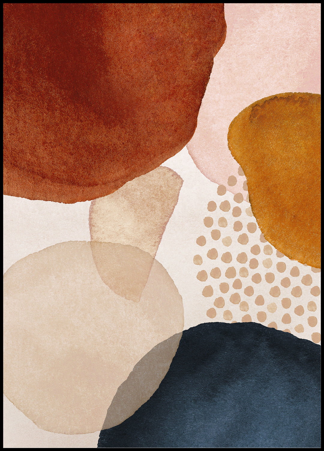 Poster Abstract stones 2