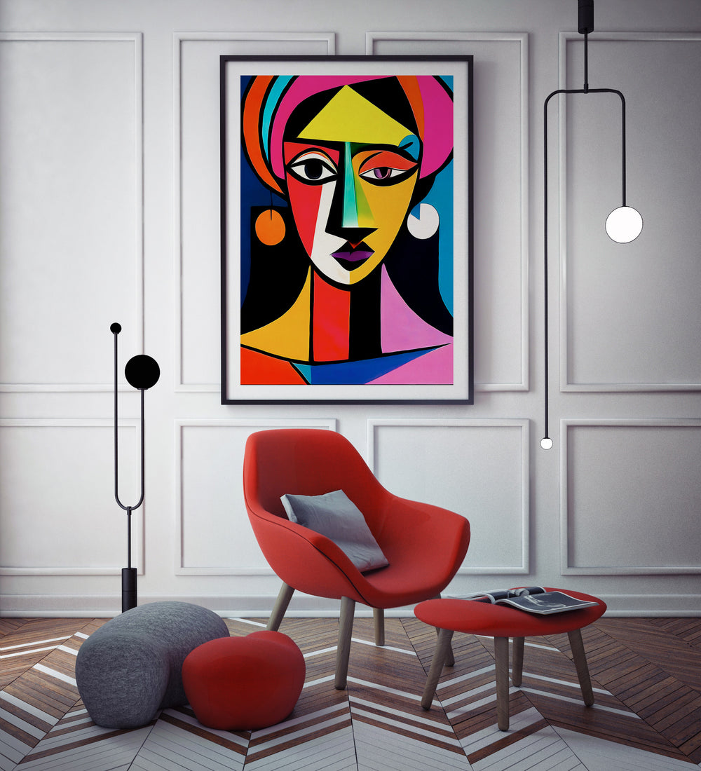 Plakat Abstrakcja kobieta 1