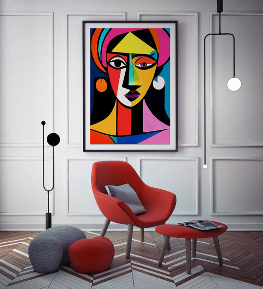 Plakat Abstrakcja kobieta 1