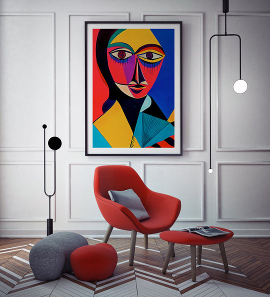 Plakat Abstrakcja kobieta 2
