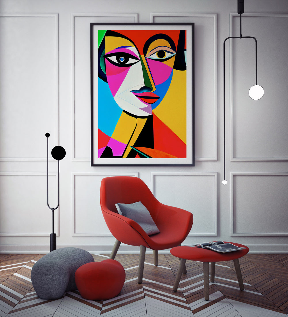 Plakat Abstrakcja kobieta 3