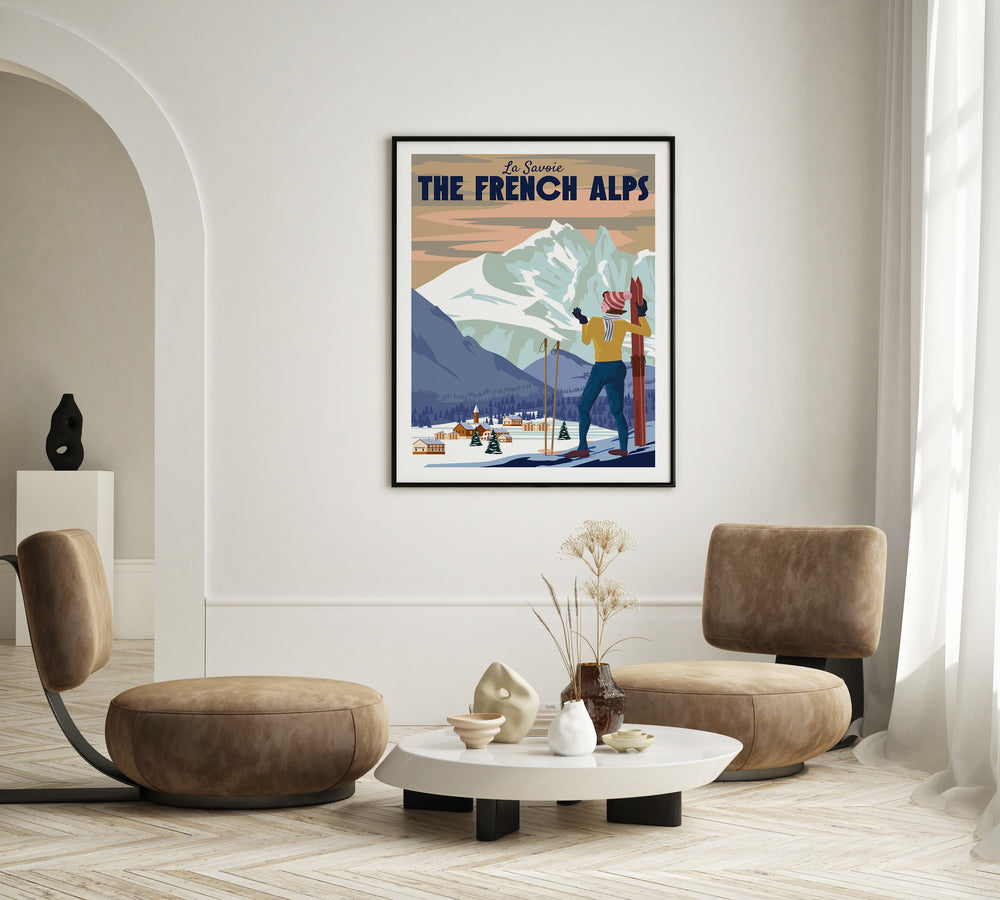 French Alps Poster