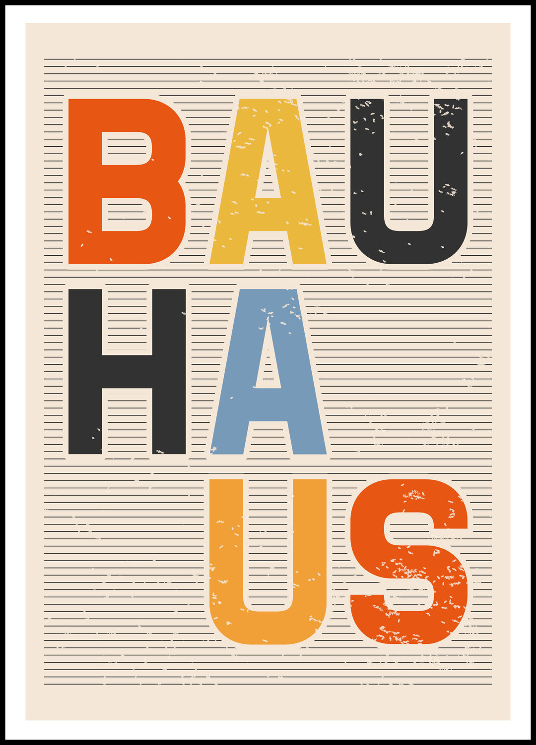 Bauhaus 7 poster