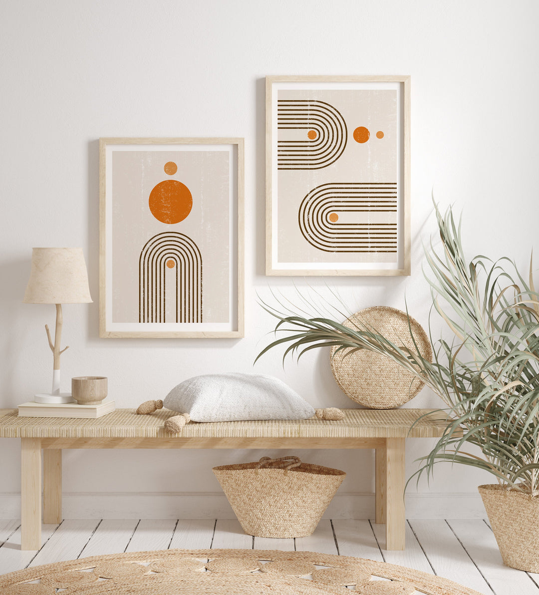 Boho abstract poster 2