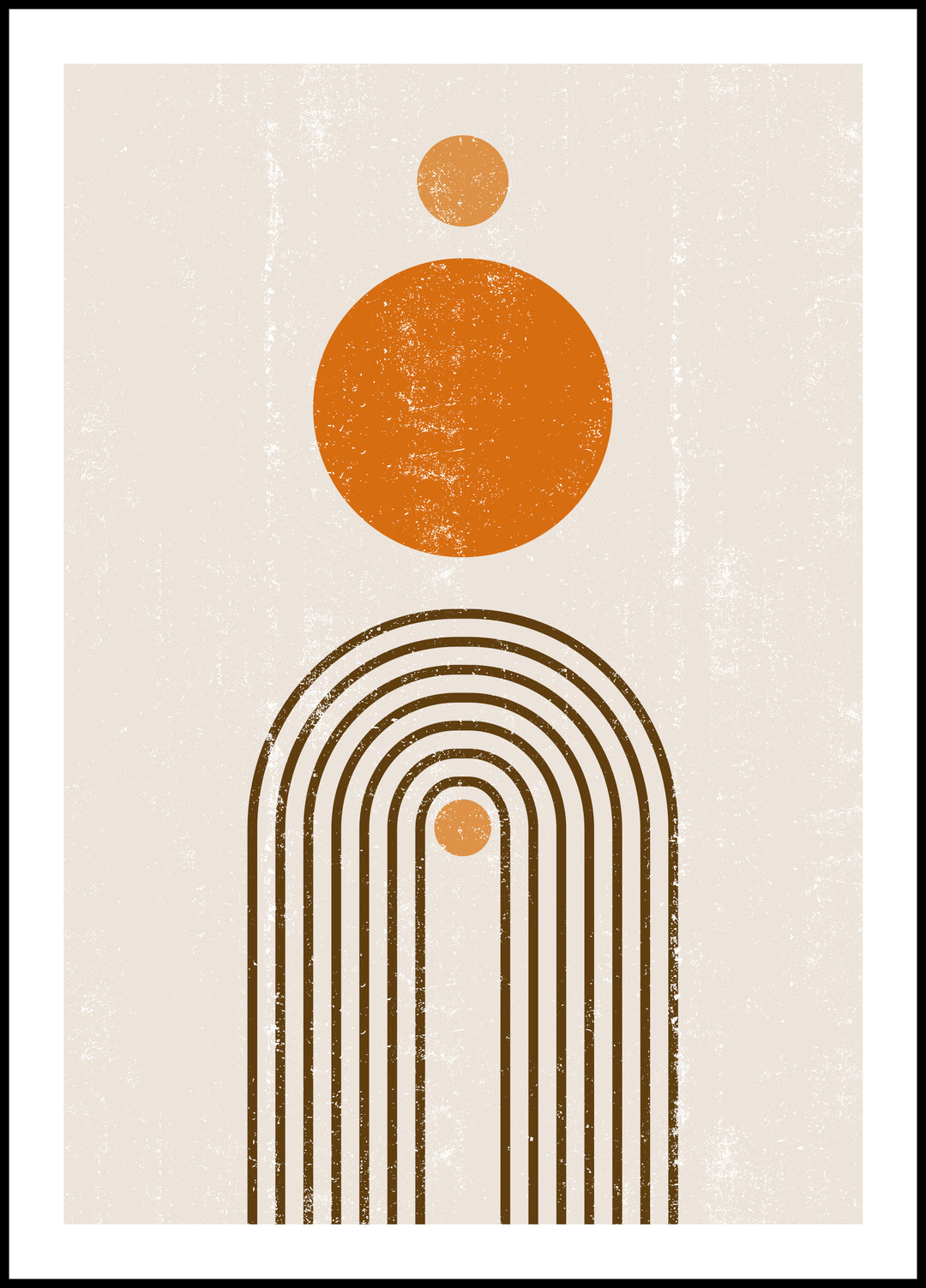 Boho abstract poster 2