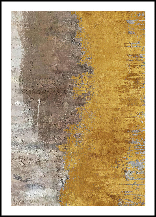 Poster Brown Gold Landscape 1