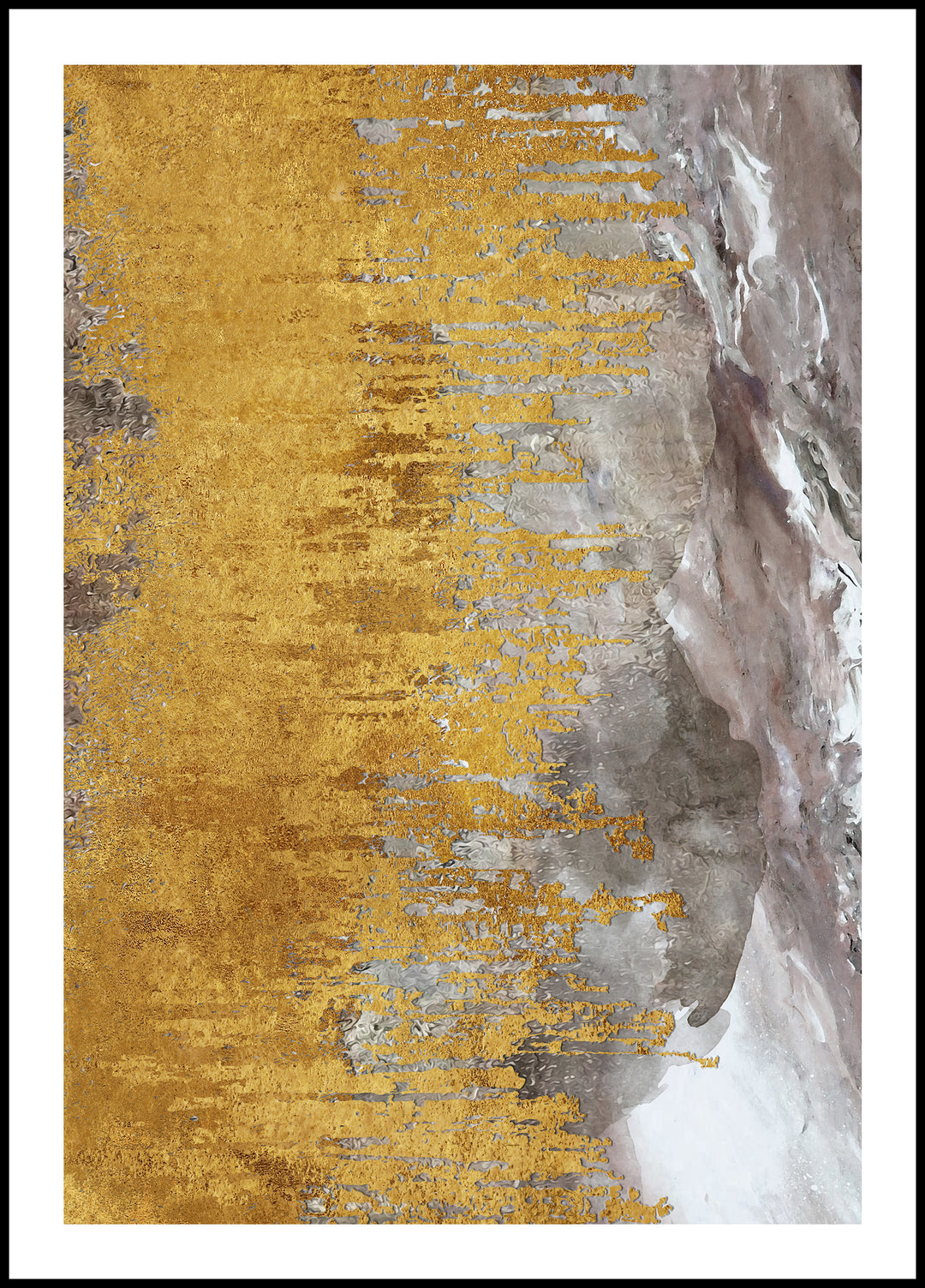 Poster Brown Gold Landscape 2