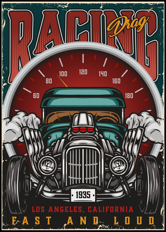 Drag Racing Los Angeles poster
