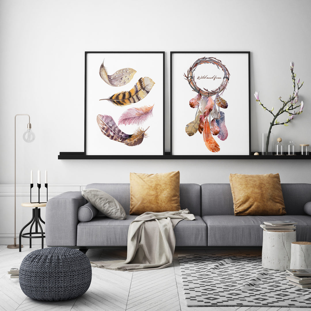 Feathers Poster