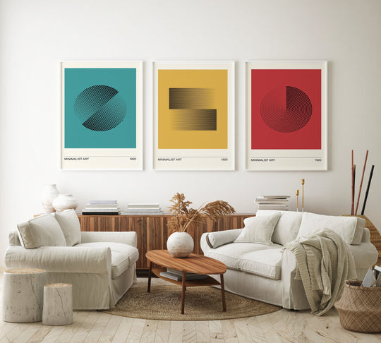 Geometric abstraction poster 6