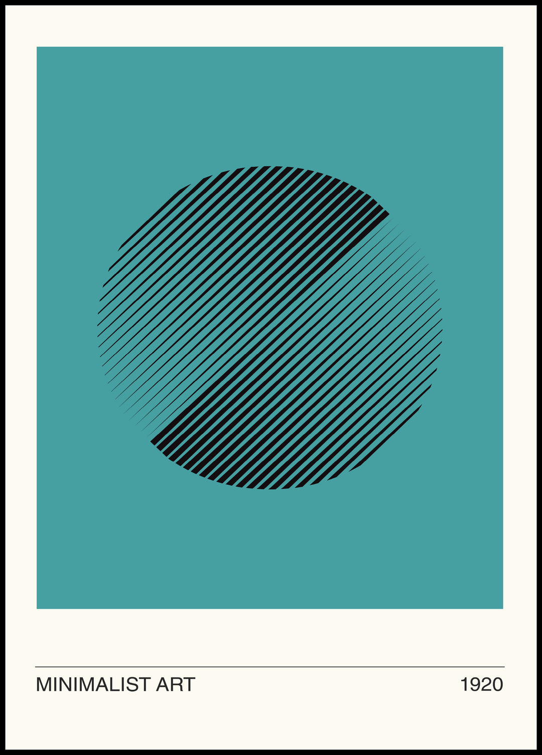 Geometric abstraction poster 6