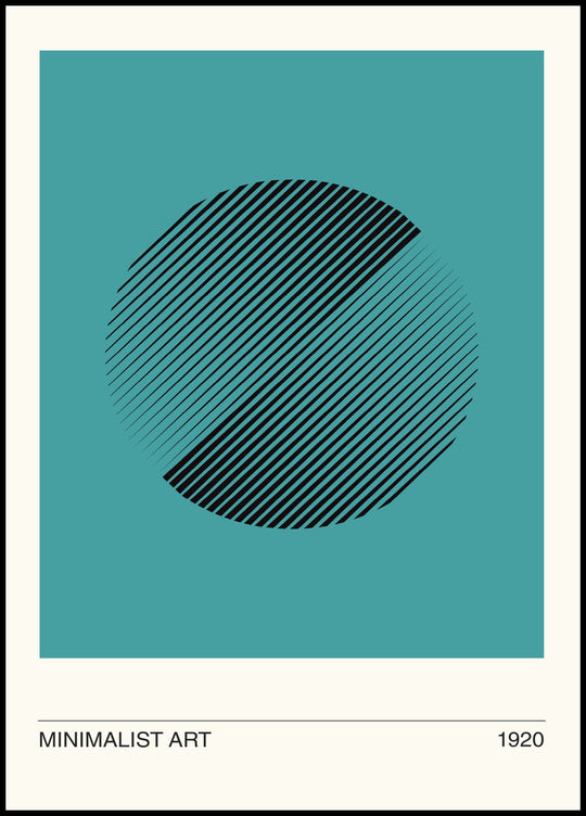 Geometric abstraction poster 6