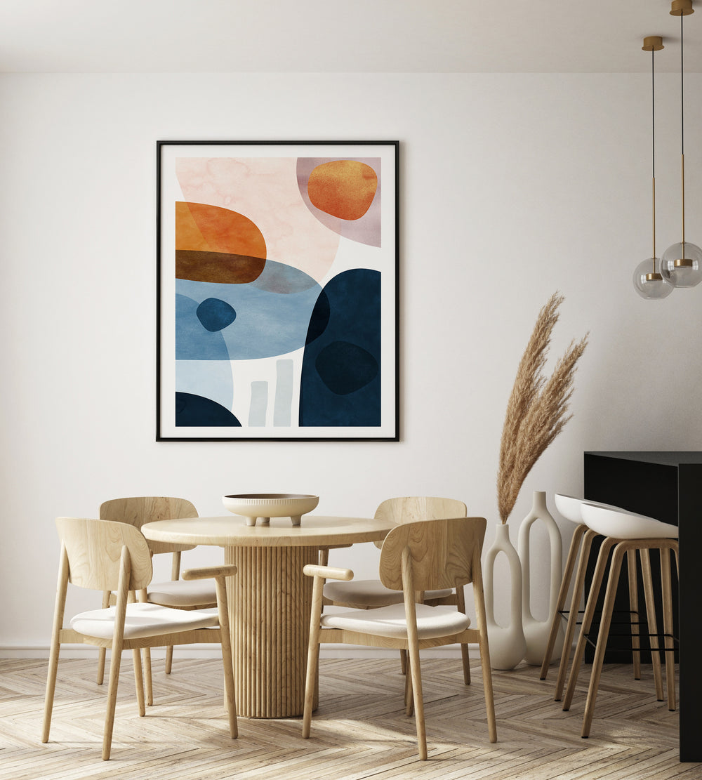 Geometric abstraction poster 7