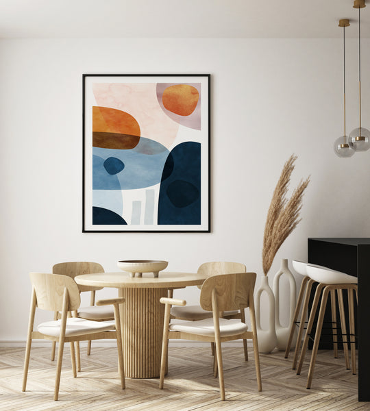 Geometric abstraction poster 7