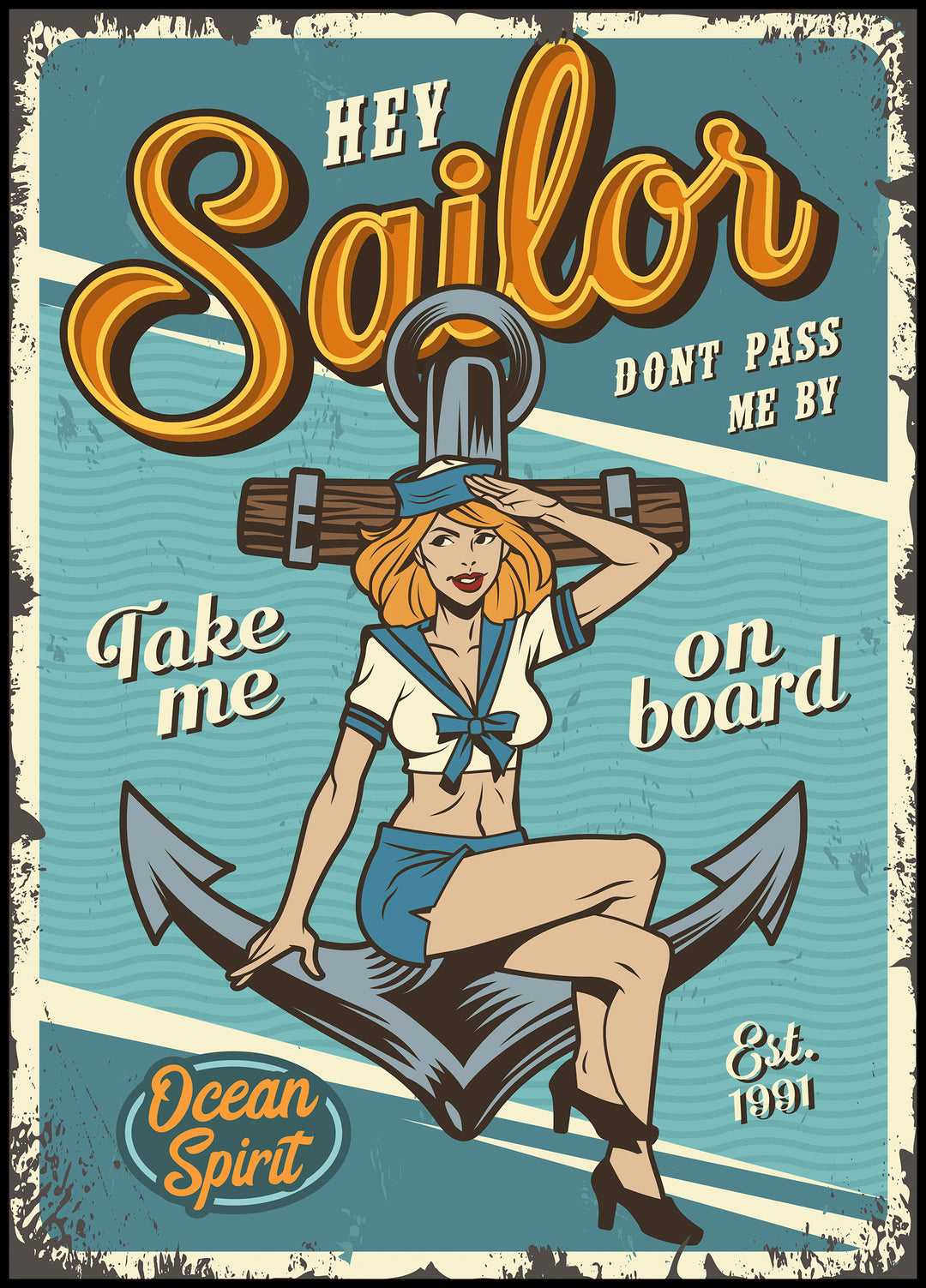 Hey Sailor Poster