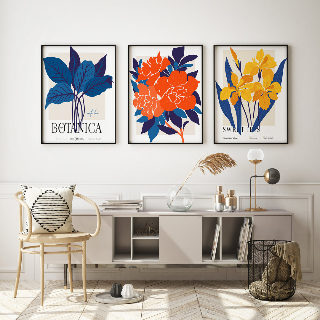Irises poster