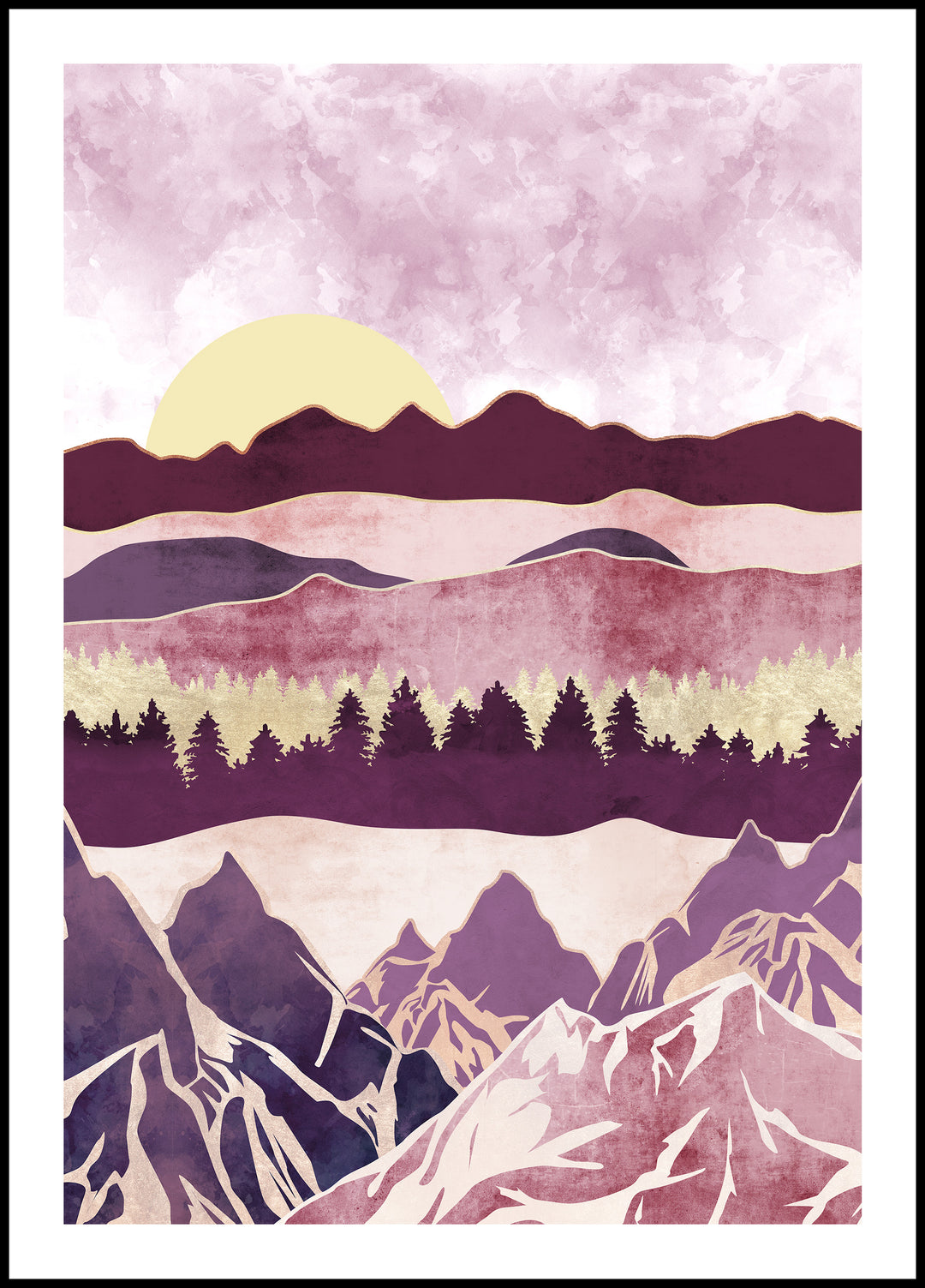Poster Autumn in the mountains
