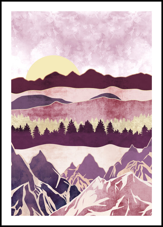 Poster Autumn in the mountains